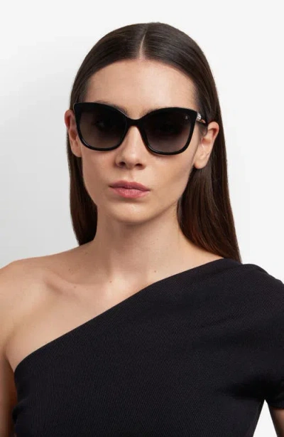 Stuart Weitzman 56mm Gradient Butterfly Sunglasses