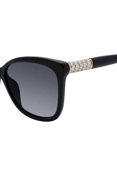 Stuart Weitzman 56mm Gradient Butterfly Sunglasses