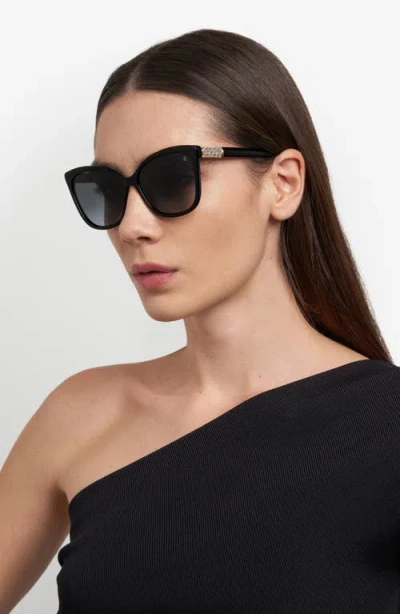 Stuart Weitzman 56mm Gradient Butterfly Sunglasses