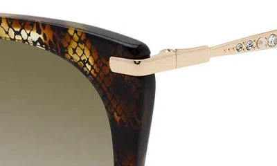 Stuart Weitzman 56mm Gradient Cat Eye Sunglasses In Multi