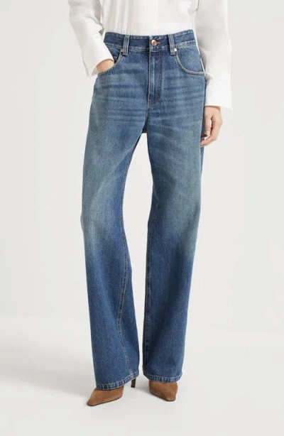 Brunello Cucinelli Contemporary Loose Trousers In Blue
