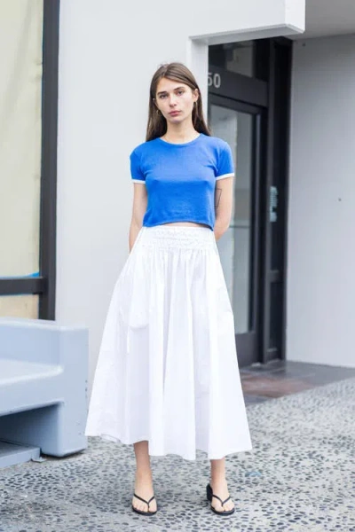 Toit Volant Isabelle Skirt In White