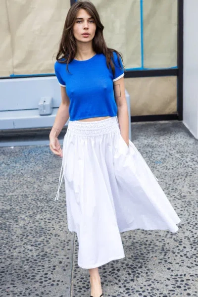 Toit Volant Isabelle Skirt In White