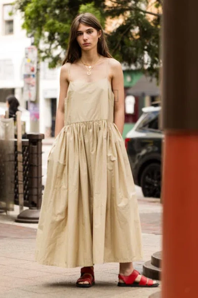 Toit Volant Jane Dress In Brown