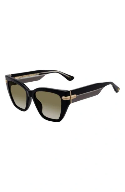 Stuart Weitzman 53mm Gradient Cat Eye Sunglasses