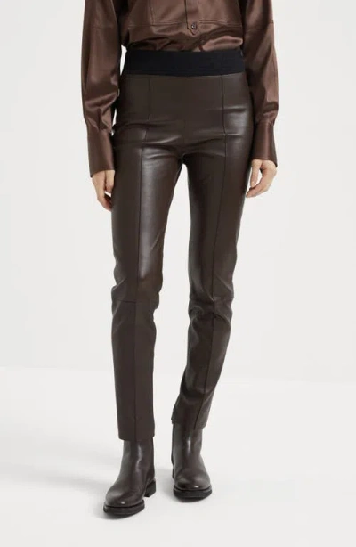 Brunello Cucinelli Stretch Nappa Leggings
