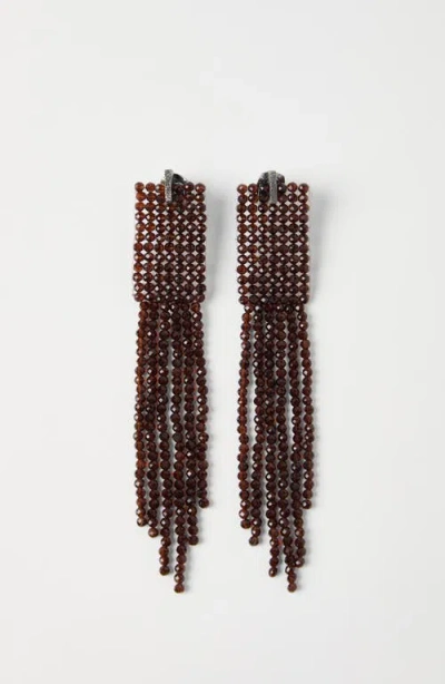 Brunello Cucinelli Monili Chain-embellished Earrings