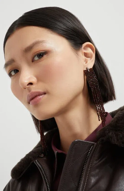 Brunello Cucinelli Monili Chain-embellished Earrings