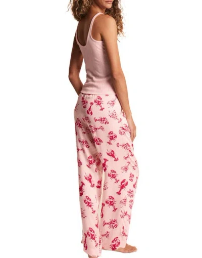Adore Me Lindsay Pajama Tank Top And Pants Set In Pink