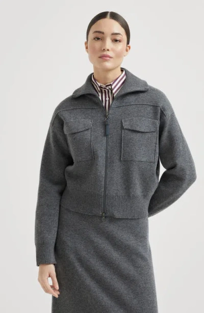 Brunello Cucinelli Women Cashermere Zipped Cardigan