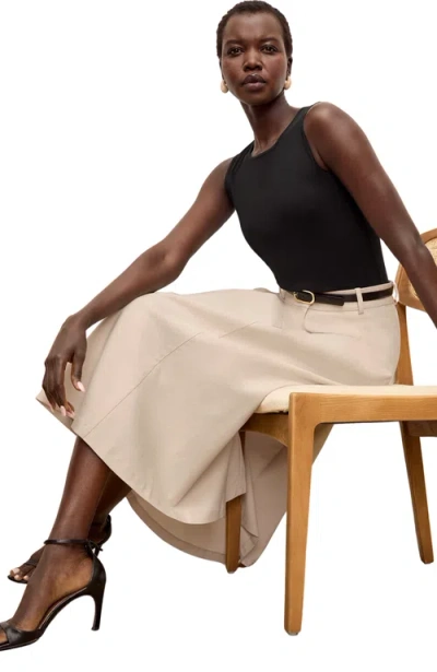 M.m.lafleur Olia Breeze Skirt In Neutral