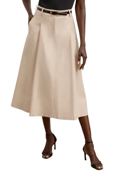 M.m.lafleur Olia Breeze Skirt In Neutral