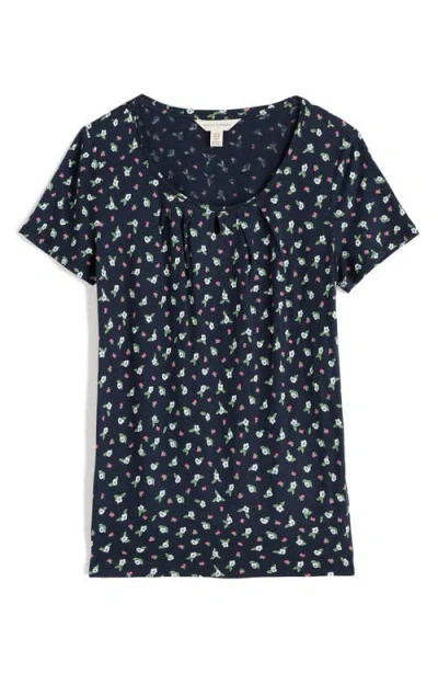 Seasalt Cornwall Appletree Keyhole T-shirt In Blue