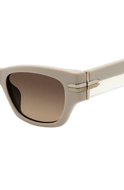 Stuart Weitzman 52mm Gradient Rectangular Sunglasses