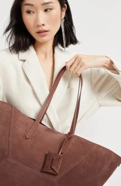 Brunello Cucinelli Suede Handbag Charm