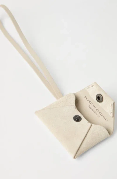 Brunello Cucinelli Suede Handbag Charm