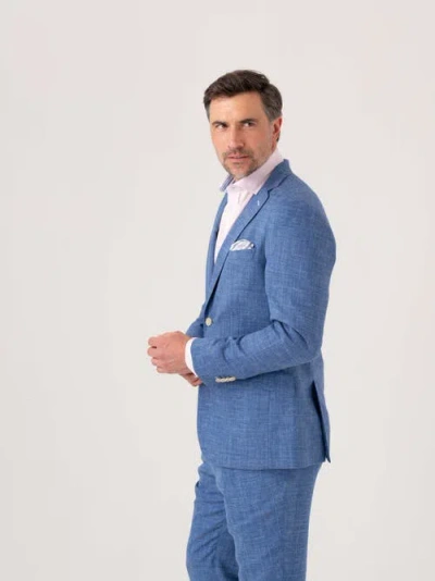 Koy Clothing Linen/wool/silk Blend Tailored Blazer