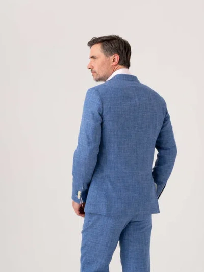 Koy Clothing Linen/wool/silk Blend Tailored Blazer