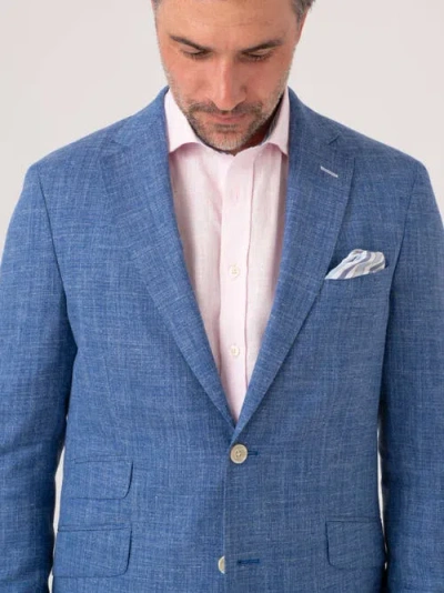 Koy Clothing Linen/wool/silk Blend Tailored Blazer