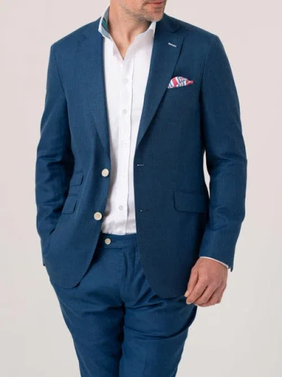 Koy Clothing Linen/wool/silk Blend Tailored Blazer