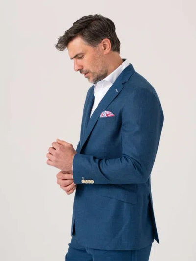 Koy Clothing Linen/wool/silk Blend Tailored Blazer