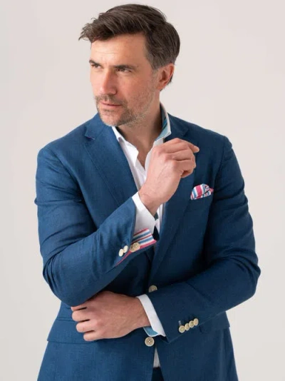 Koy Clothing Linen/wool/silk Blend Tailored Blazer