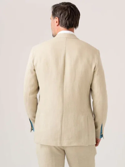Koy Clothing Linen/wool/silk Blend Tailored Blazer