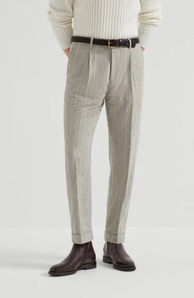 Brunello Cucinelli Leisure Fit Trousers With Pleats