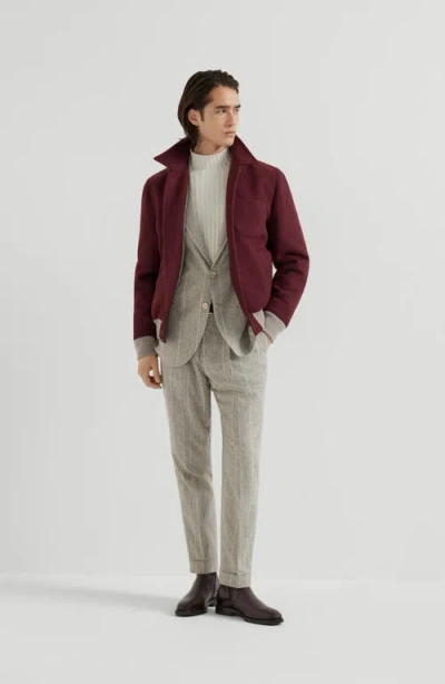 Brunello Cucinelli Leisure Fit Trousers With Pleats