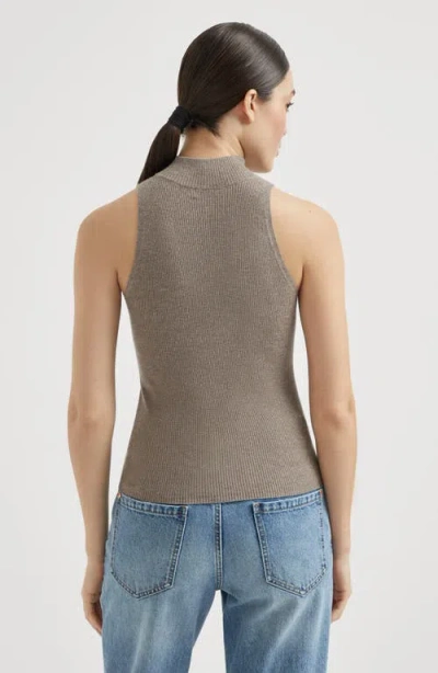 Brunello Cucinelli Sleeveless Knitted Vest In Neutral