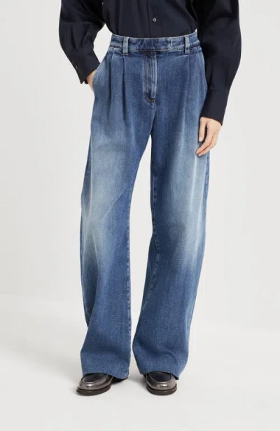 Brunello Cucinelli Contemporary Loose Trousers In Blue