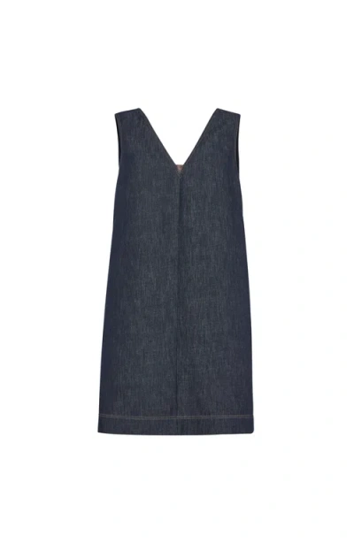 Brunello Cucinelli Klassisches Jeans-minikleid In Blue