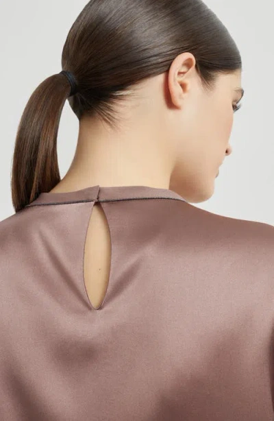 Brunello Cucinelli Satin T-shirt