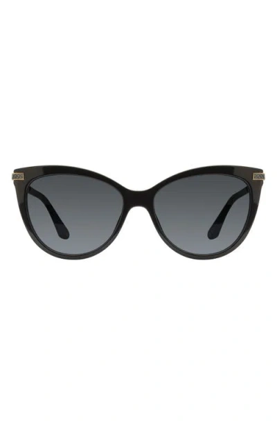 Stuart Weitzman 57mm Gradient Butterfly Sunglasses