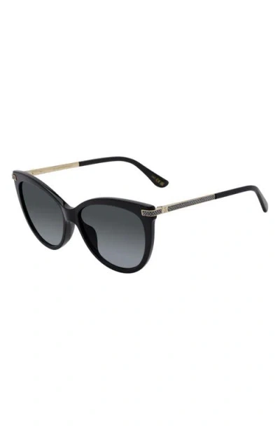 Stuart Weitzman 57mm Gradient Butterfly Sunglasses