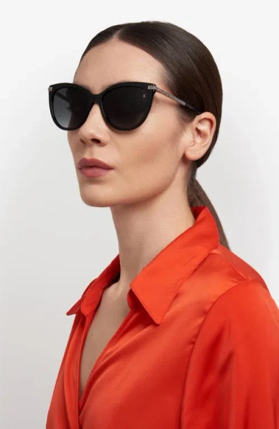 Stuart Weitzman 57mm Gradient Butterfly Sunglasses