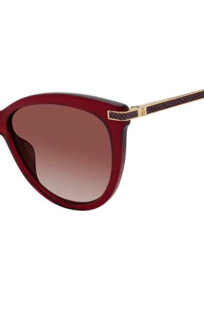 Stuart Weitzman 57mm Gradient Butterfly Sunglasses