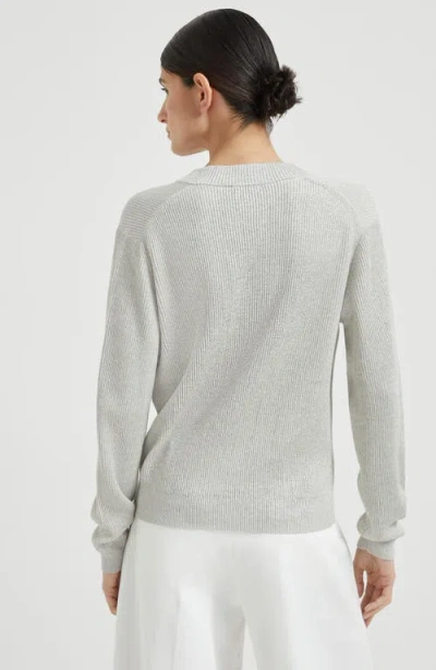 Brunello Cucinelli Vanisé Sweater In Gray