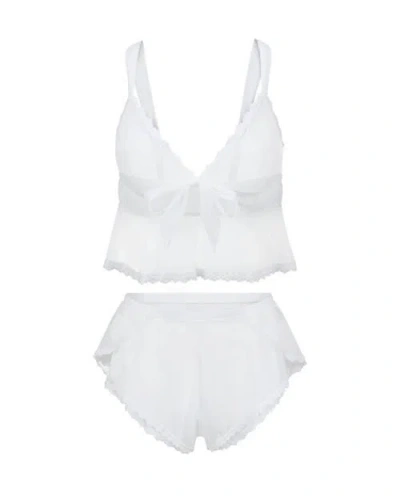 Adore Me Betty Cami & Shorts Set Lingerie In Neutral
