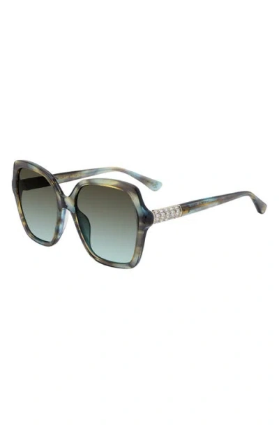 Stuart Weitzman 56mm Gradient Square Sunglasses