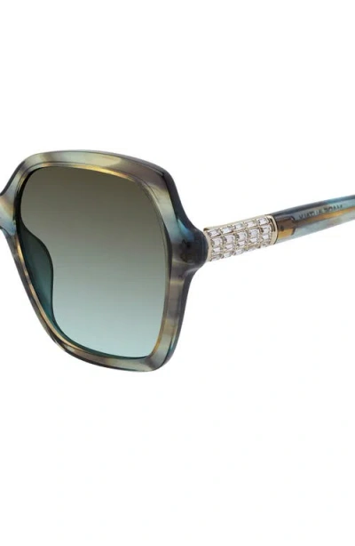 Stuart Weitzman 56mm Gradient Square Sunglasses