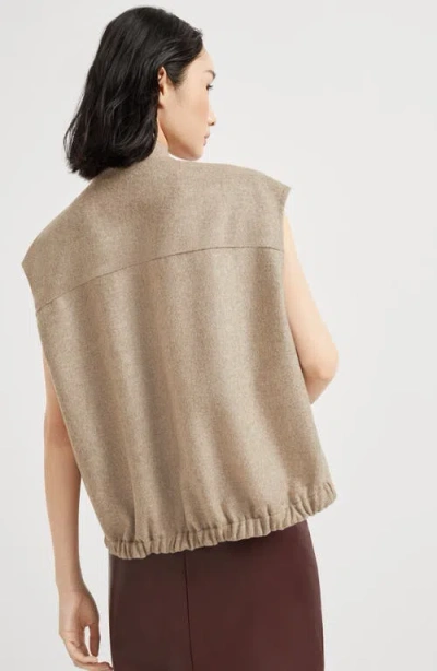 Brunello Cucinelli Hand-crafted Vest In Gray