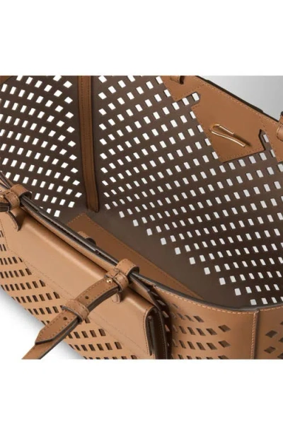 Mulberry Diamond Perforated Leather Tote