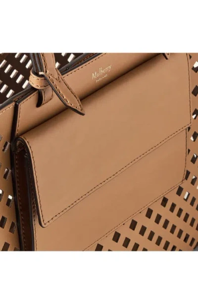 Mulberry Diamond Perforated Leather Tote