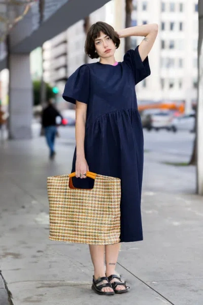 Toit Volant Spring Garden 2.0 Dress In Black
