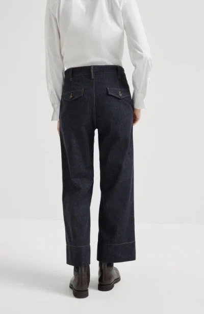 Brunello Cucinelli Sartorial Square Trousers In Black