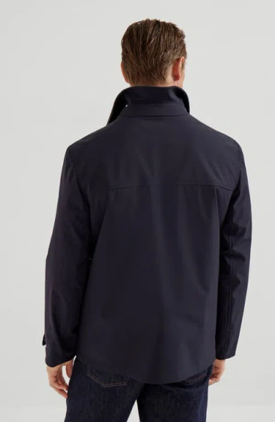 Brunello Cucinelli Stretch Coated Nylon Field Jacket