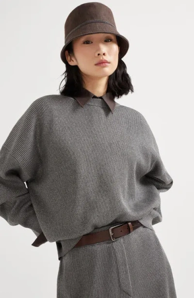 Brunello Cucinelli Sweaters In Gray
