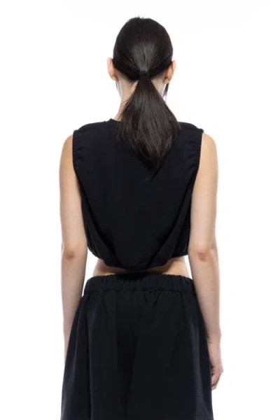 Toit Volant Zoe Crop Top 2.0 In Black