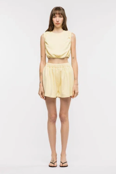 Toit Volant Zoe Crop Top 2.0 In Yellow